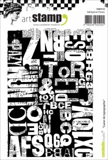 Stempel CarabelleStudio artstamp "Casier de typographie"