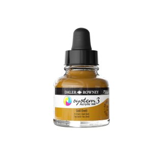 System 3 Acrylic Ink Gold 29,5 ml