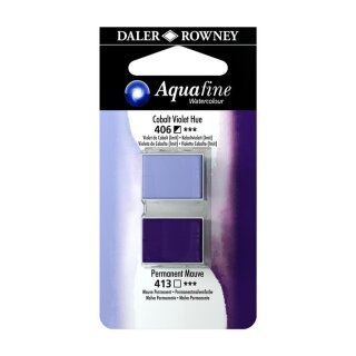 DR Aquafine Watercolour 406/413 Kobaltviolett/Permanent Mauve