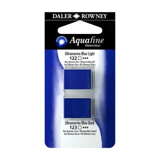 DR Aquafine Watercolour 122/123 Ultamarinblau hell/Ultramarinblau dunkel