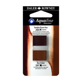 DR Aquafine Watercolour 264/247 Vandykbraun/Umbra natur