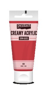 Pentart Creamy Acrylic Semi Gloss rot 60 ml