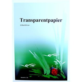 Transparentpapier A4 20 Blatt