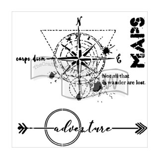 Schablone TCW Wanderlust 30 x 30 cm