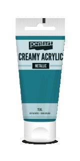 Pentart Creamy Metallic 60 ml Teal (Blaugrün)