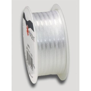Dekoband Weiß 3 mm x 10 m