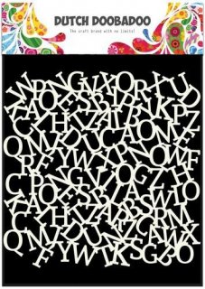 Schablone Dutch Doobadoo Dutch Mask Art stencil Alphabet
