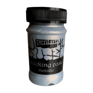 Krakelierpaste metallisch Pentart Silber 100 ml