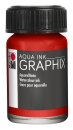 Aqua Ink Graphix Marabu Aquarelltinte Zinnoberrot 15 ml