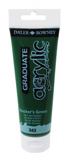 Daler Rowney Graduate Acrylic Hookers Grün 120 ml
