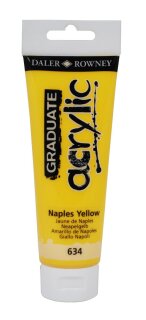 Daler Rowney Graduate Acrylic Neapelgelb 120 ml