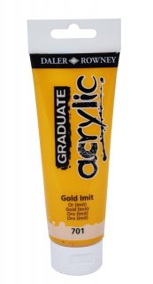 Daler Rowney Graduate Acrylic Gold 120 ml