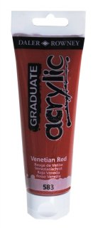 Daler Rowney Graduate Acrylic Venezianischrot 120 ml