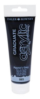 Daler Rowney Graduate Acrylic Paynes Grau 120 ml