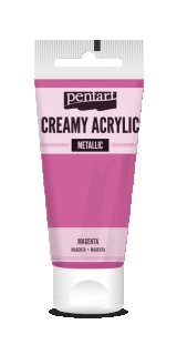 Pentart Creamy Metallic 60 ml Magenta