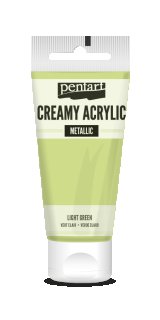 Pentart Creamy Metallic 60 ml hellgrün