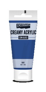 Pentart Creamy Acrylic Semi Gloss Blau 60 ml