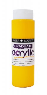 Graduate Acrylic 500 ml Kadmiumgelb Dunkel