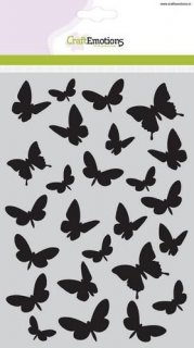 Schablone A5 Schmetterlinge v. Craft Emotions
