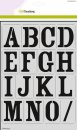 Schablone A4 Alphabet Vintage v. Craft Emotions