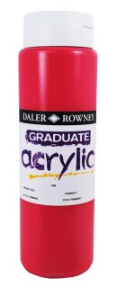 Graduate Acrylic 500 ml  Primär-Rot