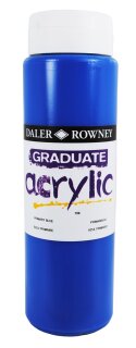 Graduate Acrylic 500 ml  Primär-Blau