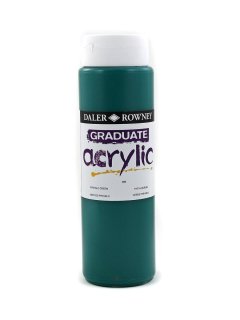 Graduate Acrylic 500 ml  Phtalogrün
