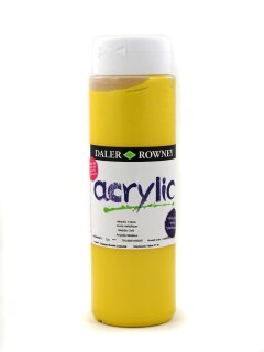 Graduate Acrylic 500 ml  Metallic Gelb