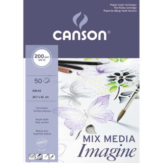 Canson Mixed Media Imagine  DIN A3 200g 50 Blatt