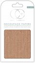 Decoupage Papier Corrugated Textured Board 35x40 3er Set