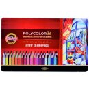 Polycolor-Künstlerfarbstifte 36er Set im Metalletui