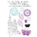Schablone Stamperia 21 x 29,7 Postkartenmotiv