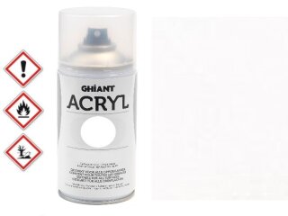 Acryl Farbspray Weiß  300 ml von Ghiant
