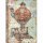 Stamperia Rice Papier  A4 21 x 29,7 cm "Sir Vagabond Vintage Travel"