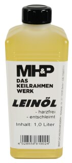 Leinöl MH&P 1 Liter harzfrei - entschleimt