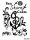 Cadence Art of stencil Schablonen sea anker ornament 21x29 cm