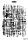 Cadence Art of stencil Schablonen 21x29 cm Hintergrund Linien Struktur