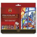 Polycolor Künstlerfarbstifte 24er Set Sonderedition im Pappkarton