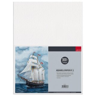 AMI Aquarellpapier 300gr. Nr.2 -  20 Bogen