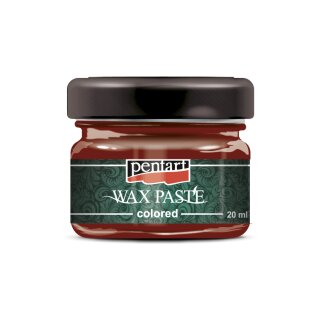 Wachs Paste rot (ohne Metalleffekt) 20 ml v- Pentart