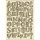 Holzornamente Stamperia 14,8 x 21 cm Alphabet