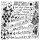 Cadence Art of stencil Schablonen Grunch Ornament 25x25 cm