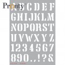 Schablone Pronty Mask stencil A5 Alphabet