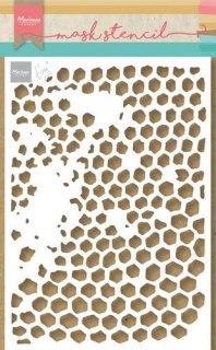 Schablone Marianne D Mask stencils Tiny‘s Honeycomb (Honigwaben)