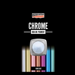 Rub-On Pigment Chrome 0,5g von Pentart King Blue #2