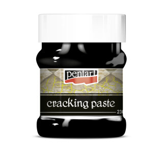 Krakelpaste schwarz v. Pentart 230ml