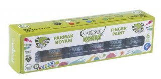 Cadence Parmak Fingerpaint 6 x 30 ml Kooky