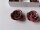 Dekorosen 6er Set rot aus Keramik sehen alt Rosa -dunkel aus