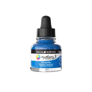 System 3 Acrylic Ink Blau Fluorezierent 29,5 ml