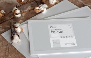 Malplatte Cotton 10x15 cm 300 g weiß